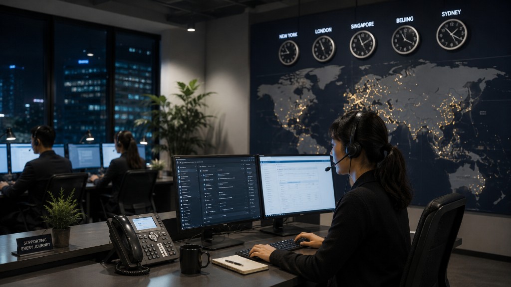 24/7 multilingual desk